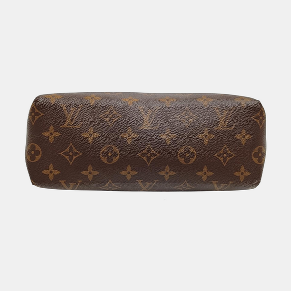 Authenticated pre-owned  Pallas Monogram Coated Canvas Brown - Clutch at Looply