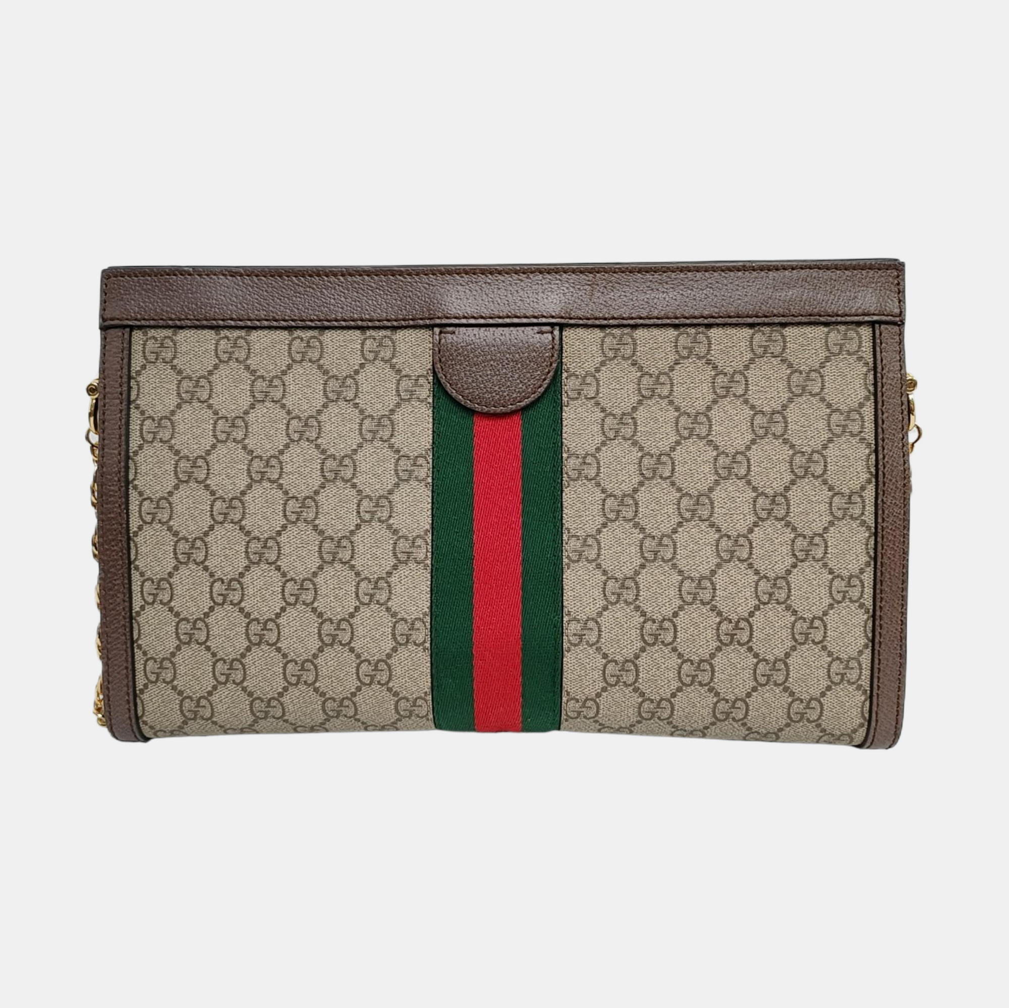 Authenticated pre-owned  Ophidia Small Monogram Coated Canvas Beige - Shoulder Bag at Looply