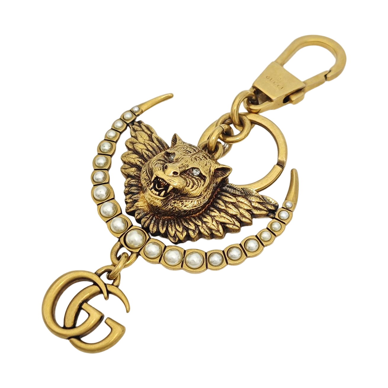 Authenticated pre-owned  Gold-tone Metal Bag Charm - Bag Charm at Looply