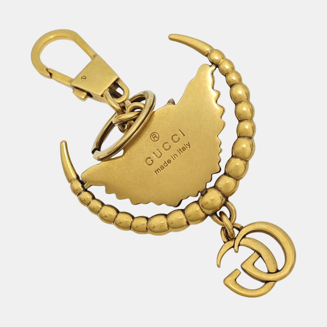 Authenticated pre-owned  Gold-tone Metal Bag Charm - Bag Charm at Looply