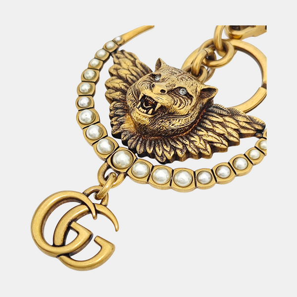 Authenticated pre-owned  Gold-tone Metal Bag Charm - Bag Charm at Looply