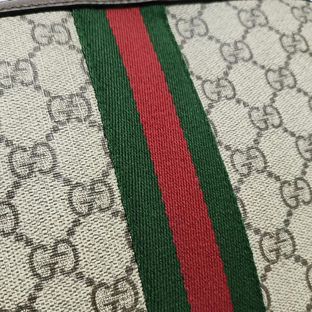 Authenticated pre-owned  Ophidia Monogram Coated Canvas Beige - Shoulder Bag at Looply