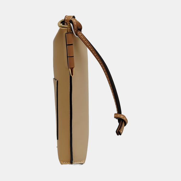 Authenticated pre-owned  Gate Calfskin Beige - Shoulder Bag at Looply
