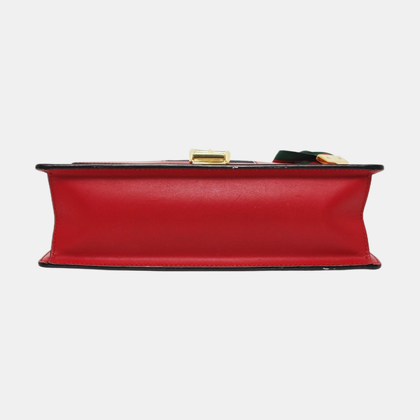 Authenticated pre-owned  Sylvie Small Calfskin Red - Shoulder Bag at Looply