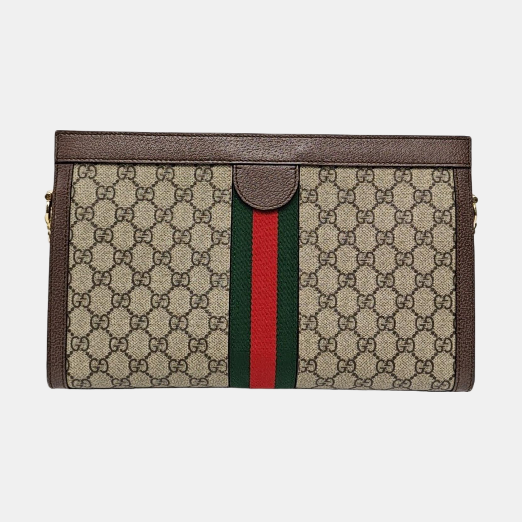 Authenticated pre-owned  Ophidia Small Monogram Coated Canvas Beige - Shoulder Bag at Looply