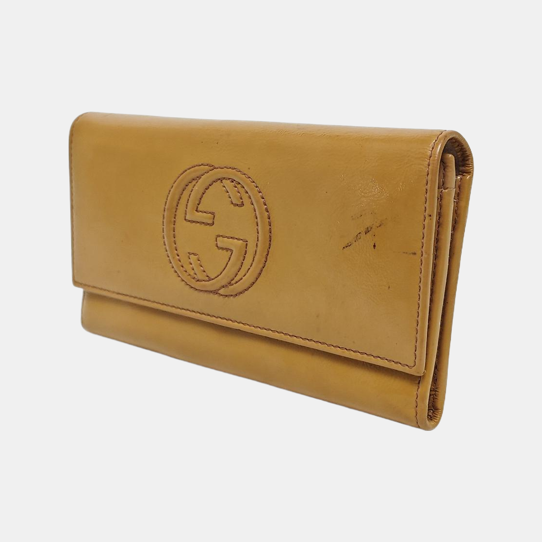 Authenticated pre-owned  Soho Calfskin Beige Wallet - Wallet at Looply