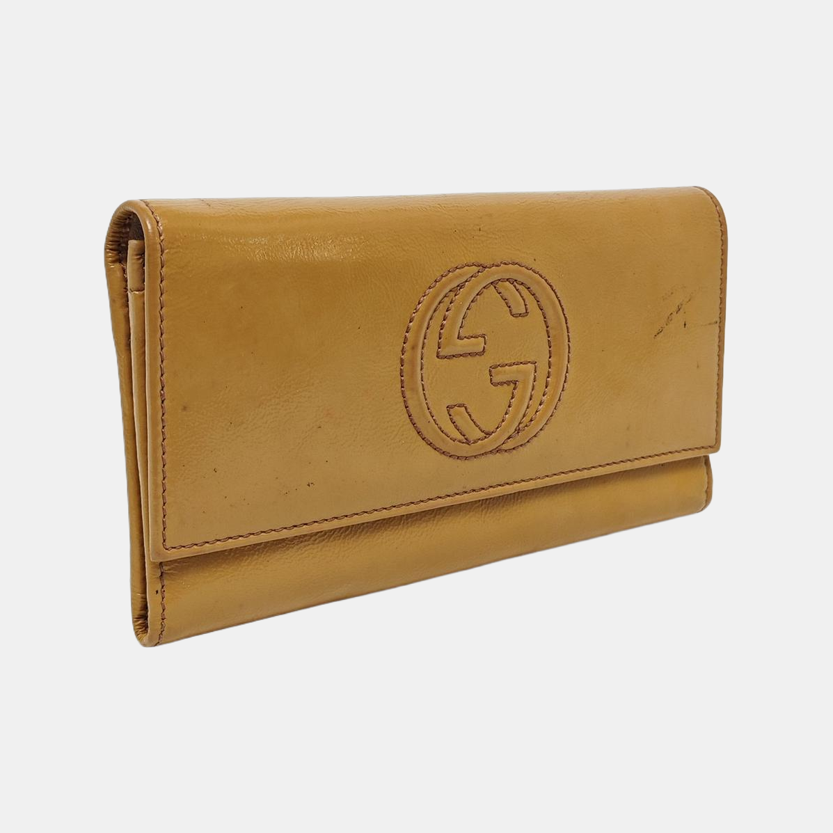Authenticated pre-owned  Soho Calfskin Beige Wallet - Wallet at Looply