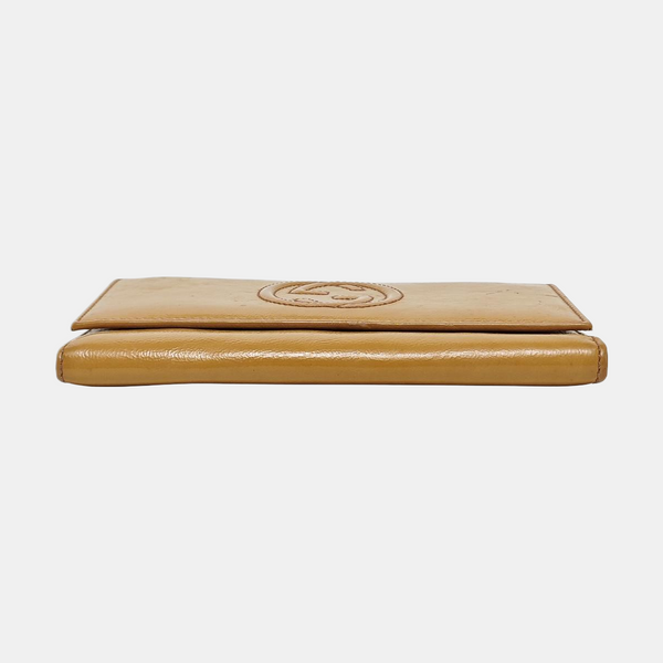 Authenticated pre-owned  Soho Calfskin Beige Wallet - Wallet at Looply