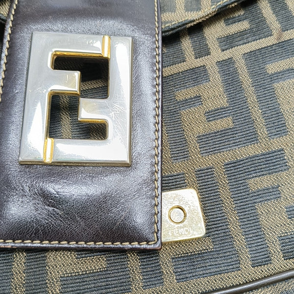 Canvas Shoulder Bag Brown