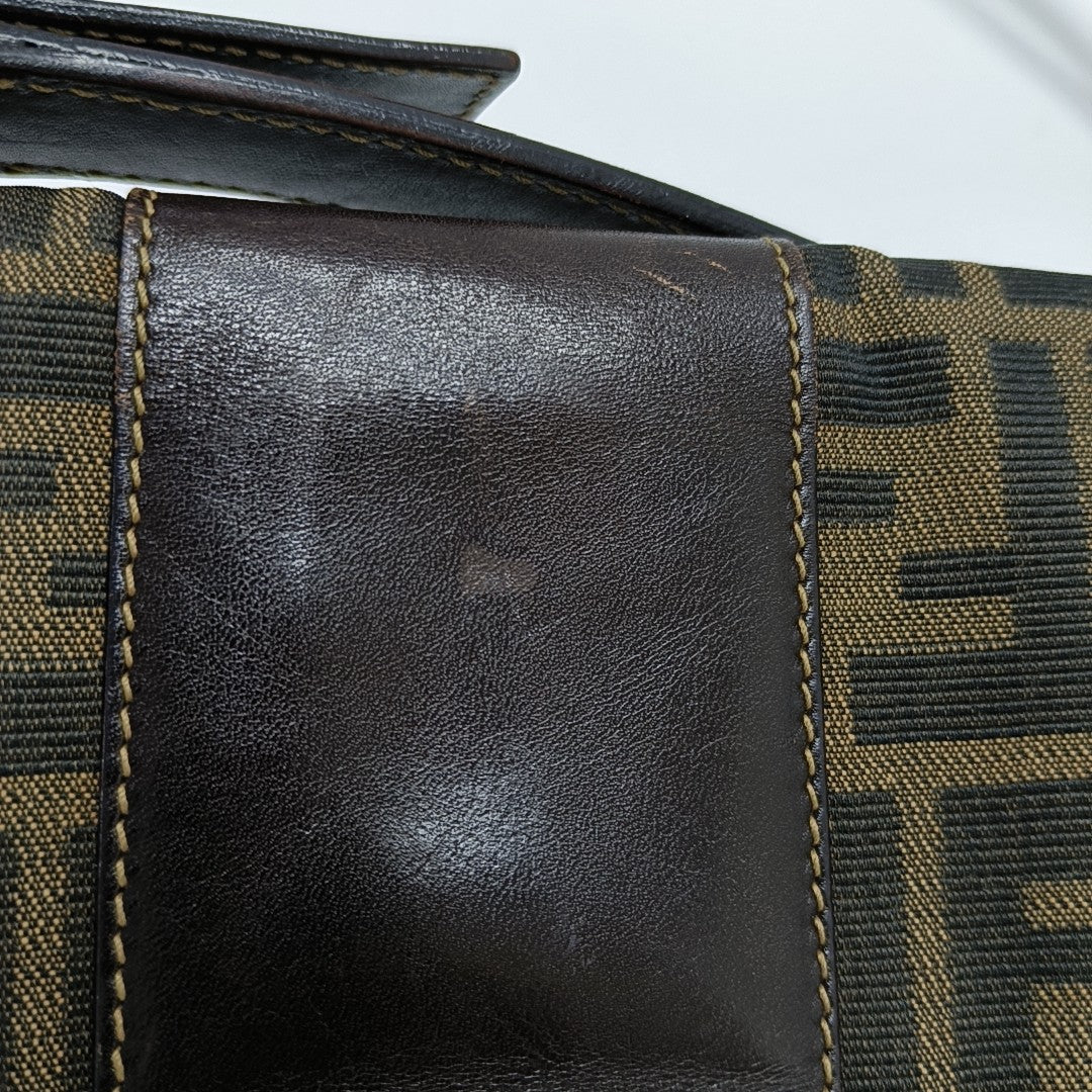 Canvas Shoulder Bag Brown