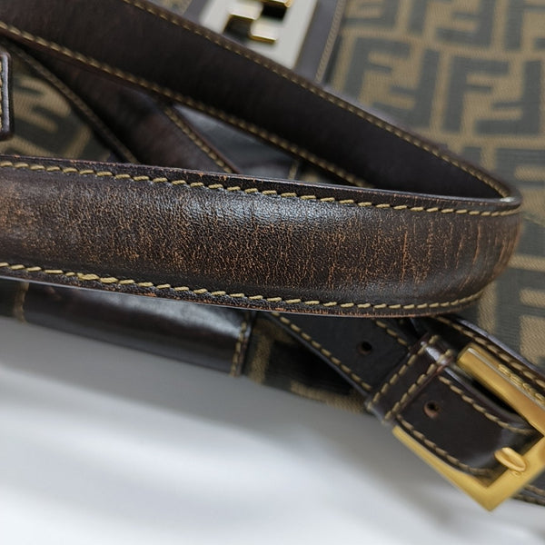 Canvas Shoulder Bag Brown