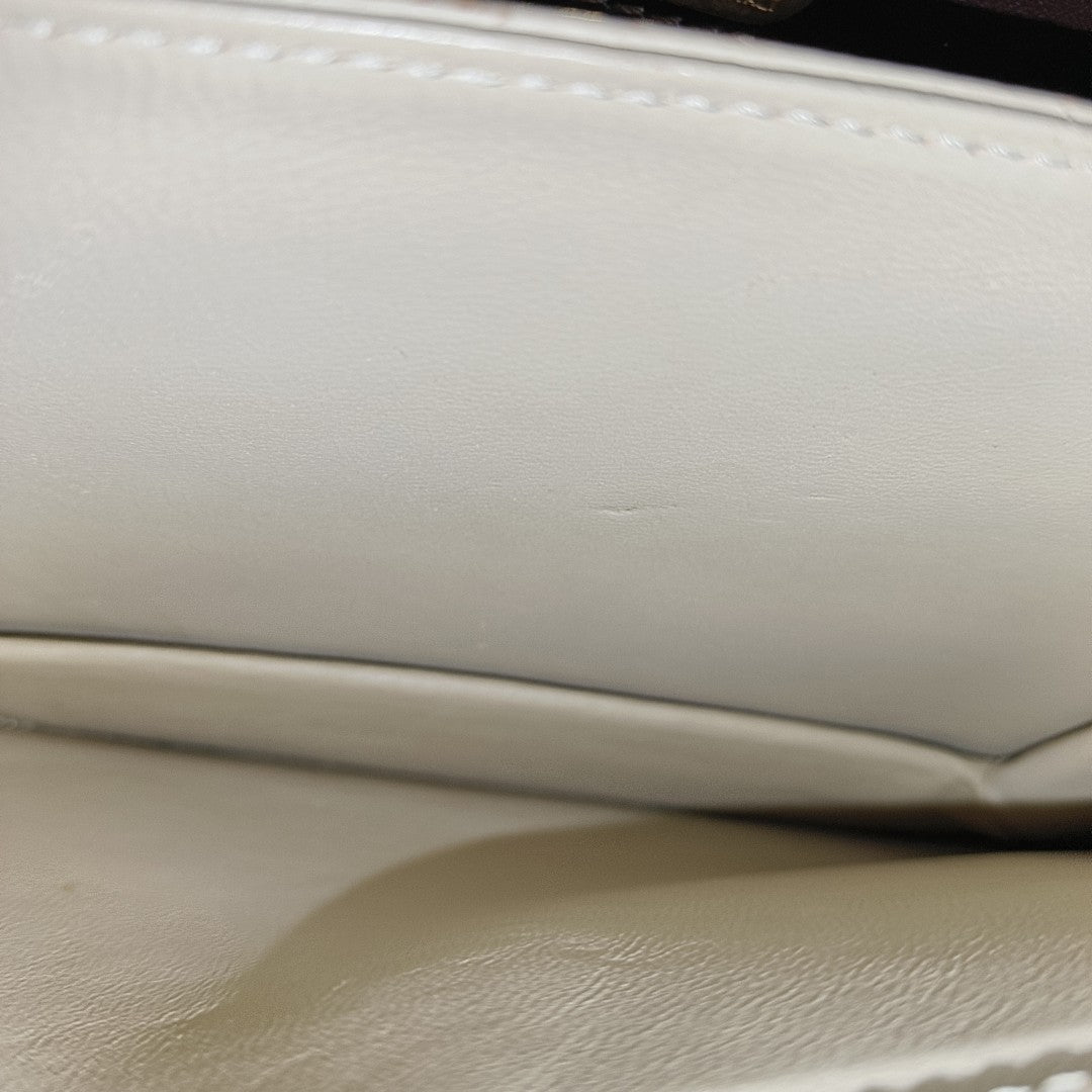 Calfskin Shoulder Bag Brown