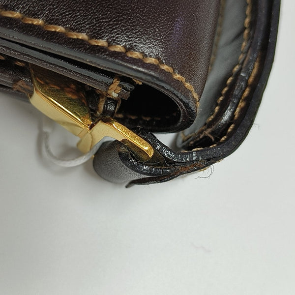 Calfskin Shoulder Bag Brown