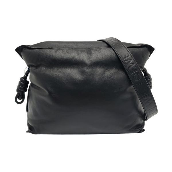 Authenticated pre-owned  Flamenco Xl Calfskin Black - Shoulder Bag at Looply