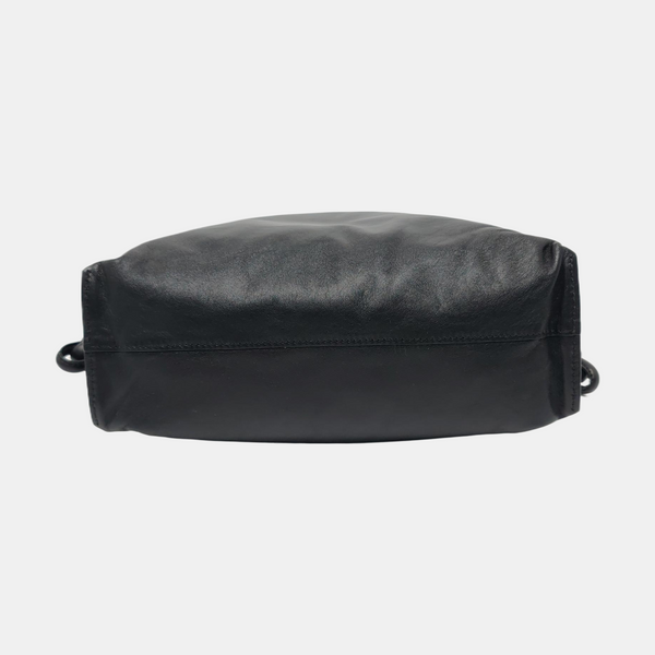 Authenticated pre-owned  Flamenco Xl Calfskin Black - Shoulder Bag at Looply