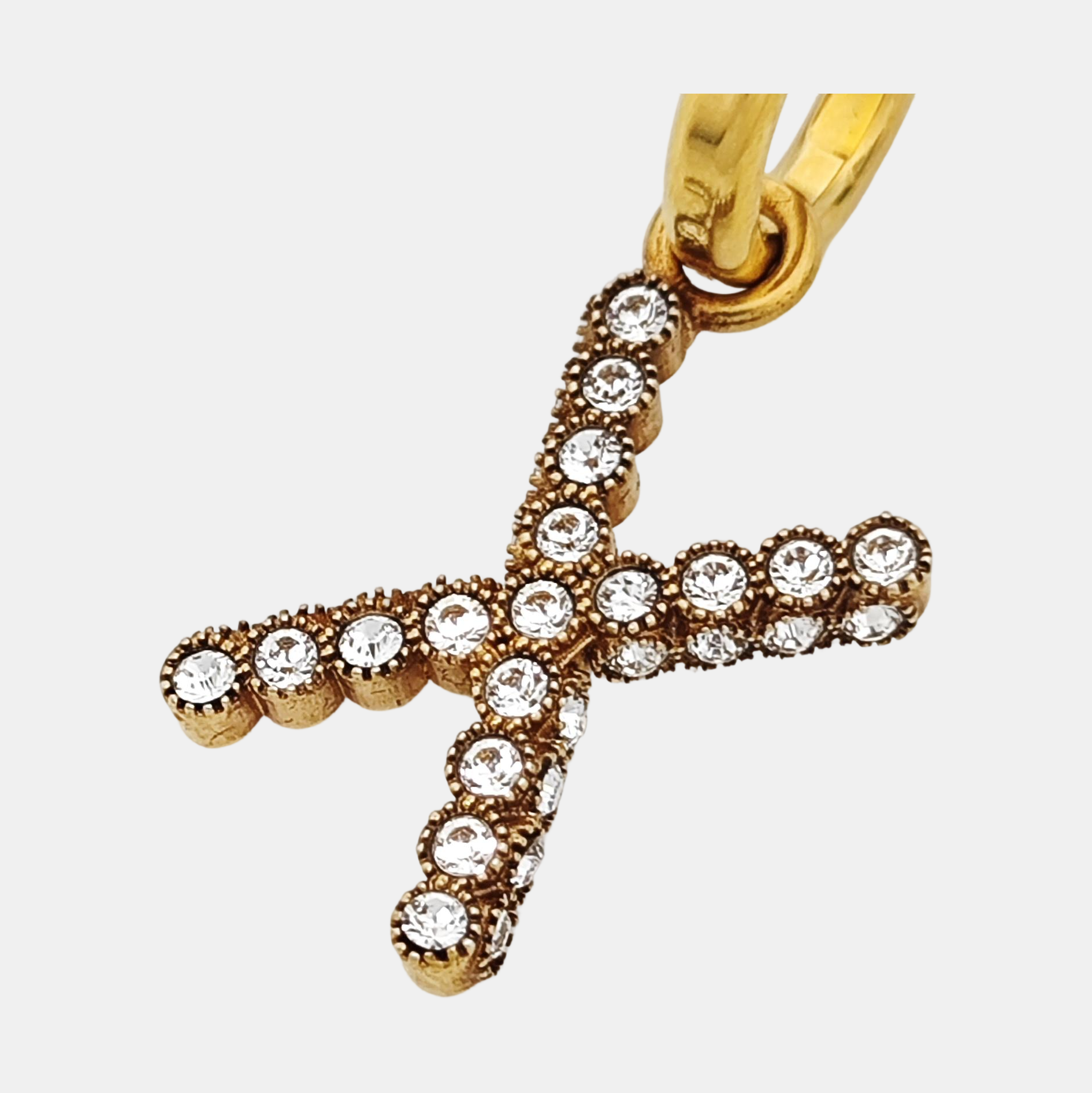 Authenticated pre-owned  Gold-tone Metal Bag Charm - Bag Charm at Looply