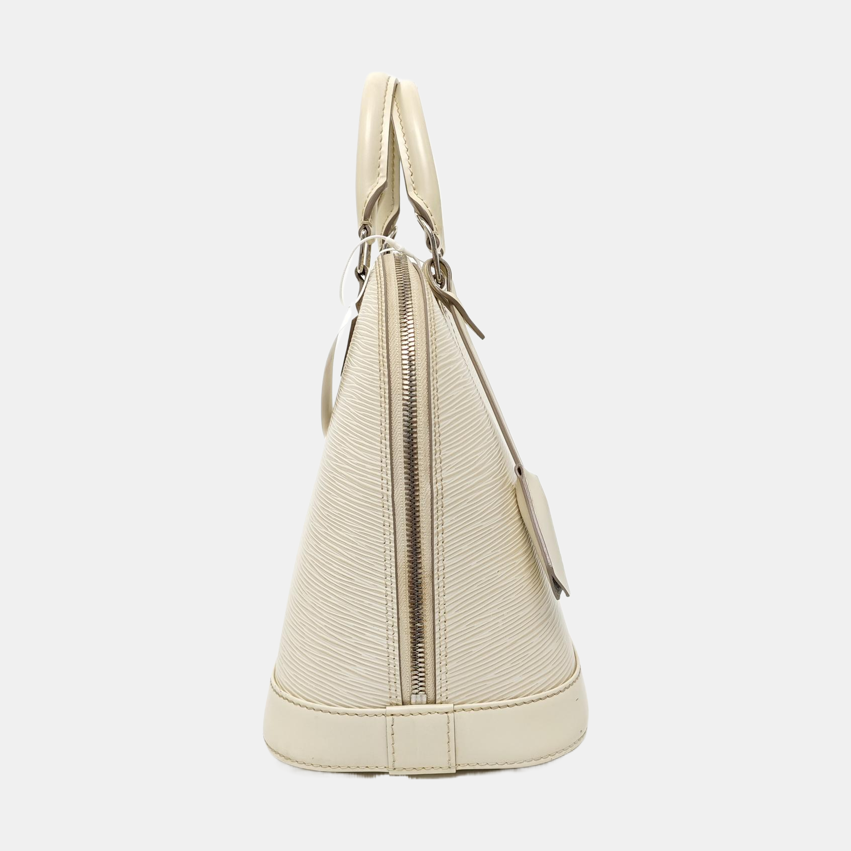 Authenticated pre-owned  Alma PM Epi White - Shoulder Bag at Looply