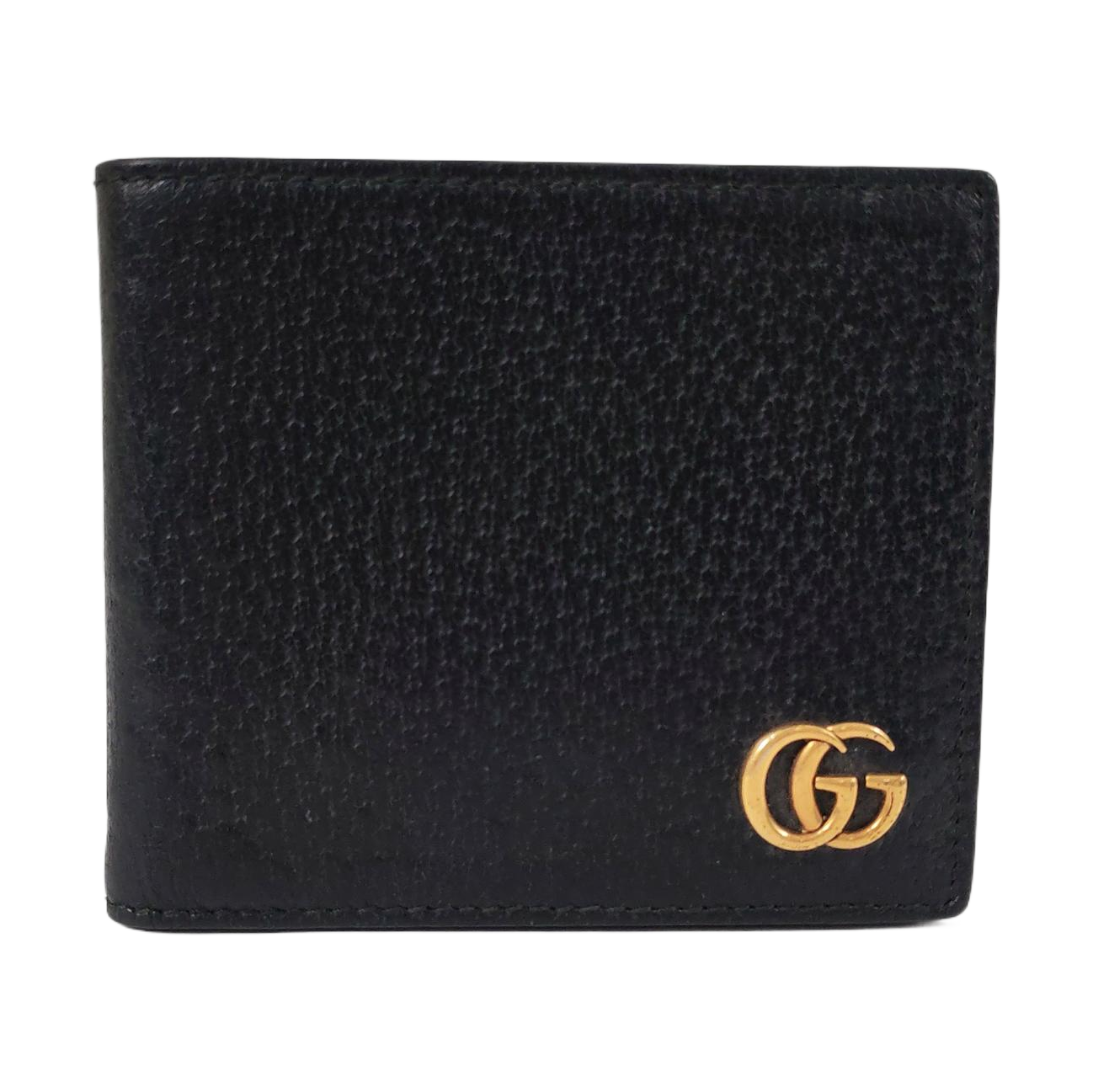 Authenticated pre-owned  GG Marmont Mini Calfskin Black Wallet - Wallet at Looply