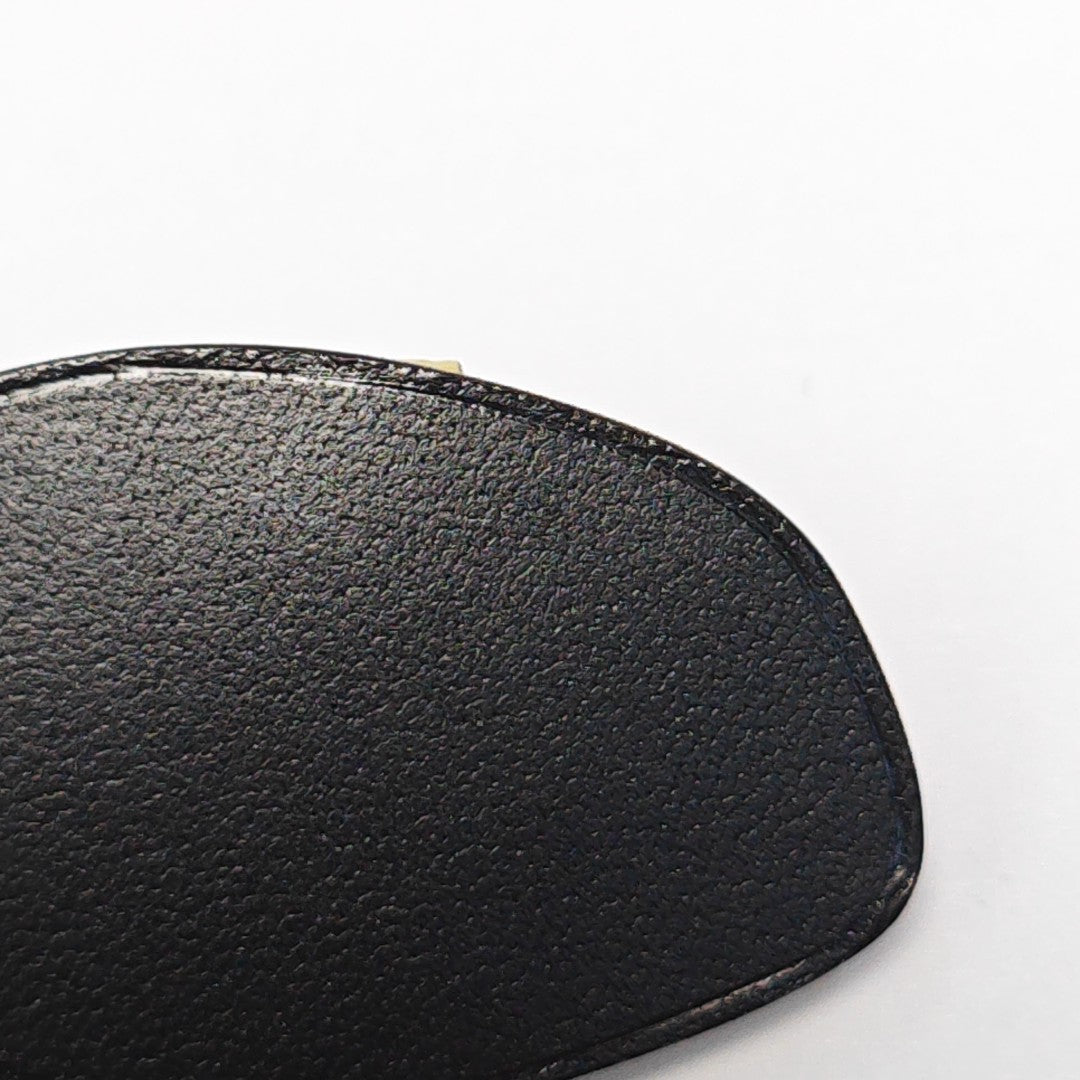 Authenticated pre-owned  Leather Dark Brown Bag Charm - Bag Charm at Looply