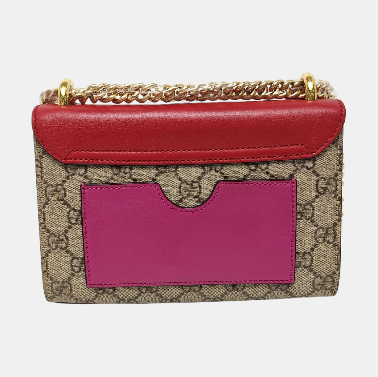 Authenticated pre-owned  Padlock Small Monogram Coated Canvas Multicolor - Shoulder Bag at Looply