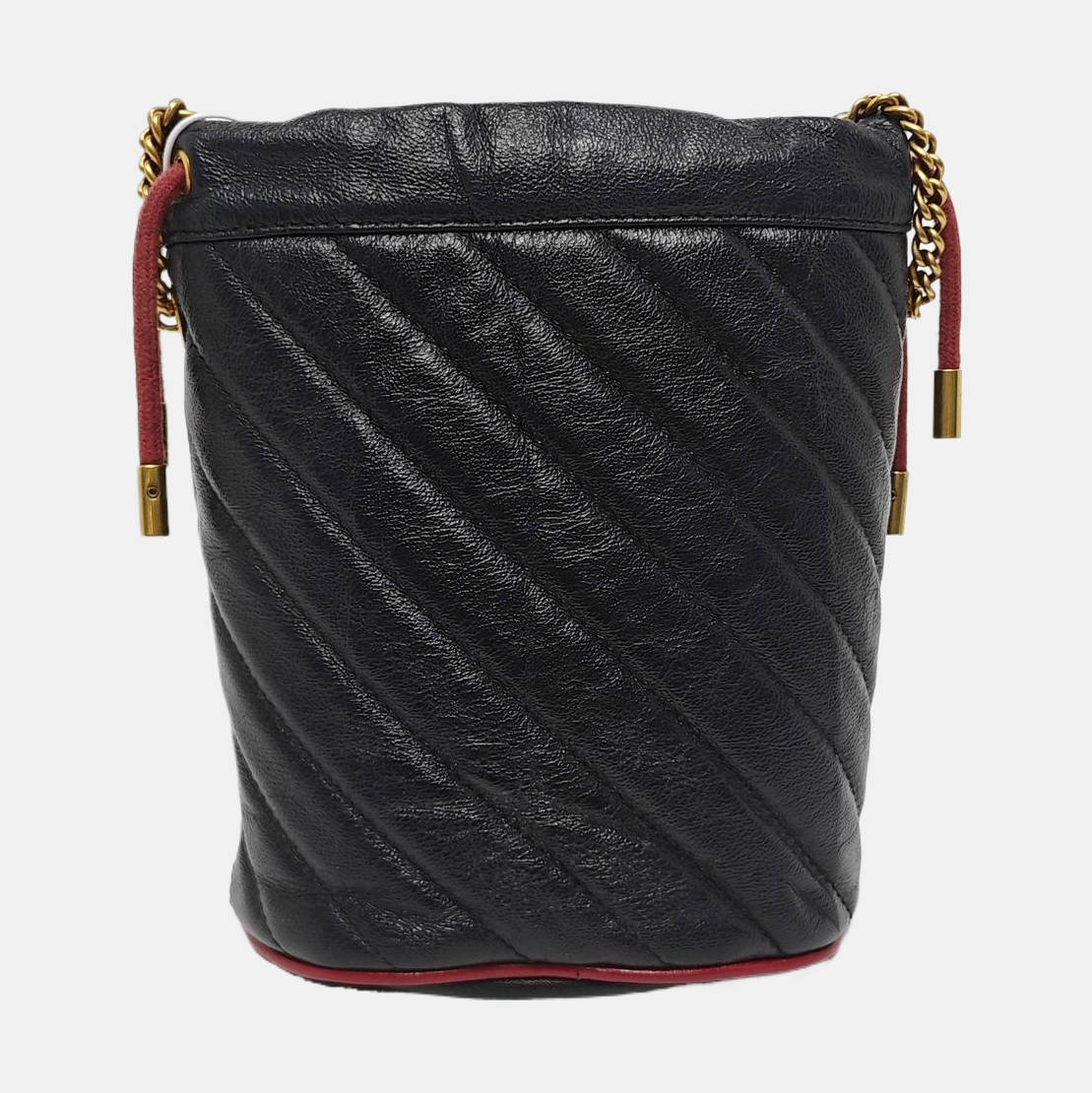Authenticated pre-owned  GG Marmont Mini Calfskin Black - Shoulder Bag at Looply