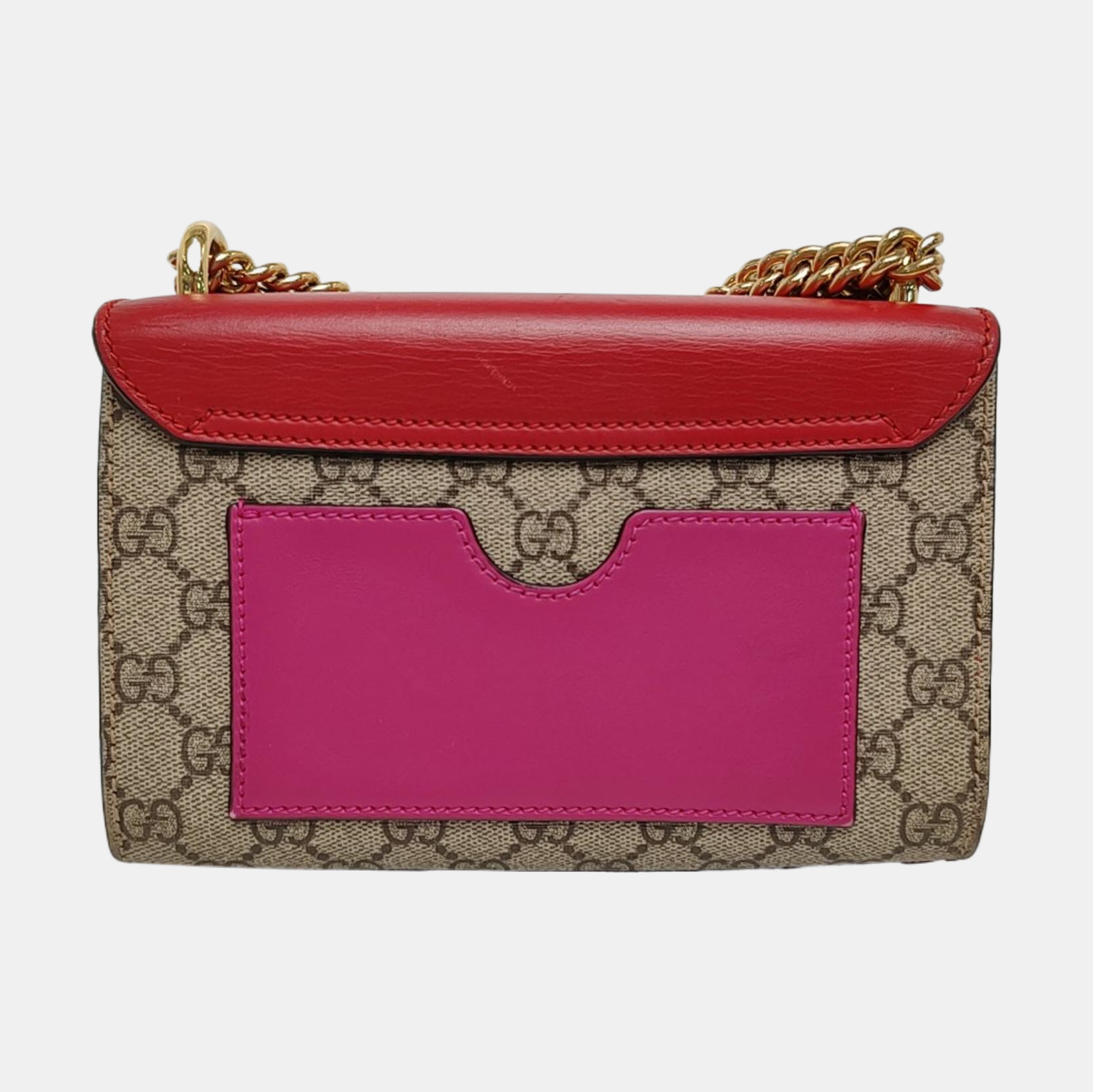 Authenticated pre-owned  Padlock Small Monogram Coated Canvas Multicolor - Shoulder Bag at Looply