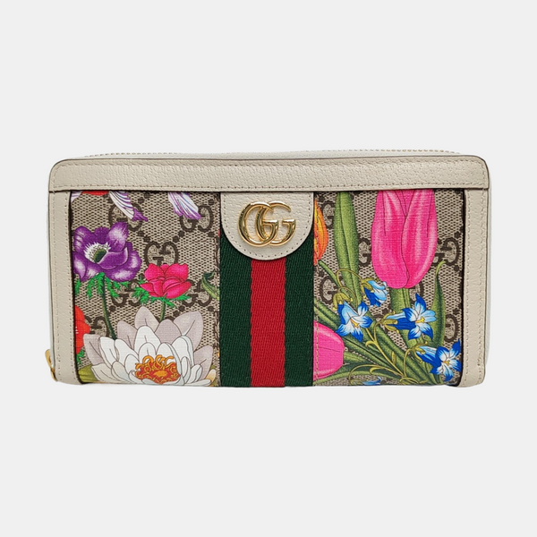 Authenticated pre-owned  Ophidia Monogram Coated Canvas Beige Wallet - Wallet at Looply