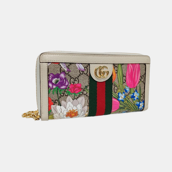 Authenticated pre-owned  Ophidia Monogram Coated Canvas Beige Wallet - Wallet at Looply