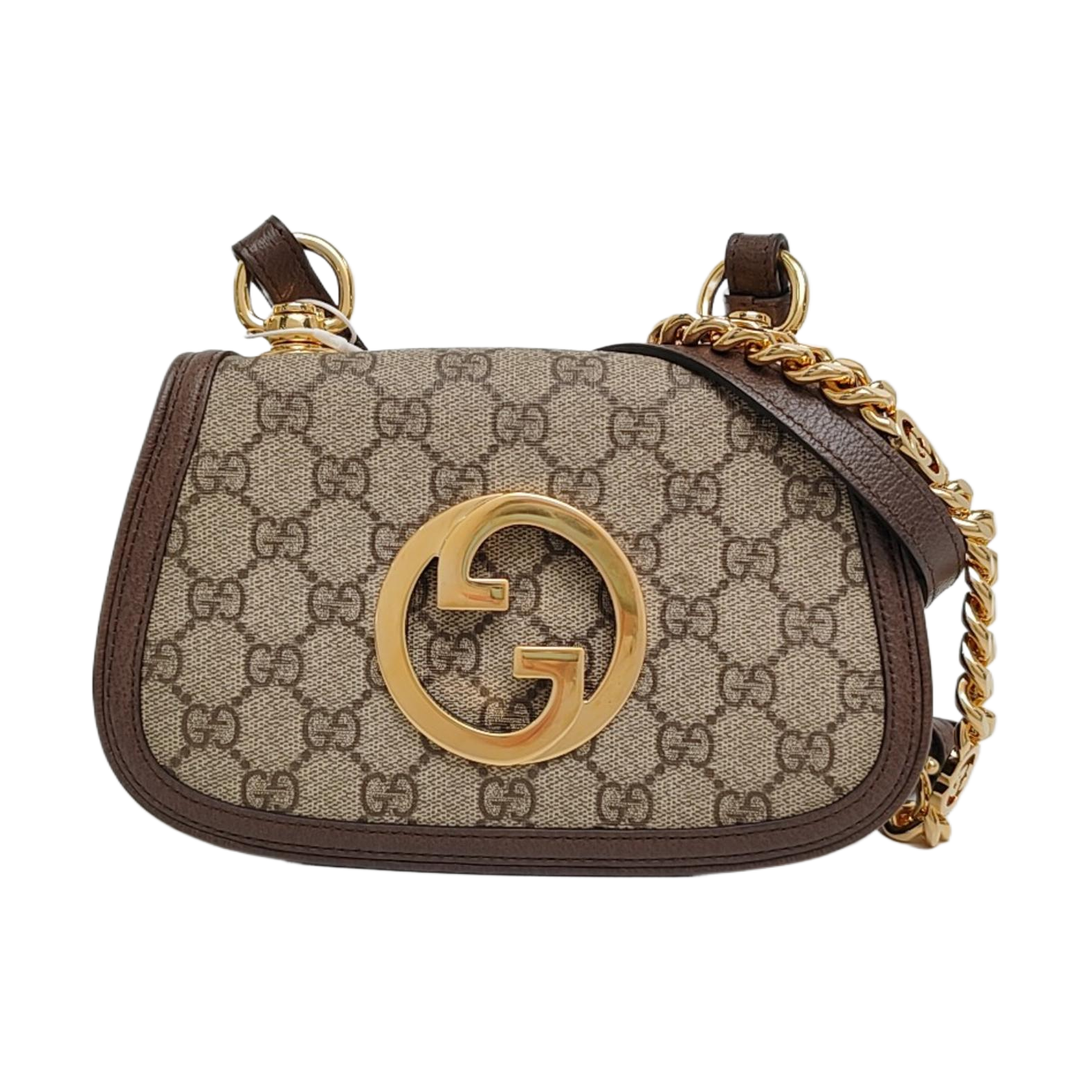 Authenticated pre-owned  Blondie Monogram Coated Canvas Brown - Crossbody Bag at Looply