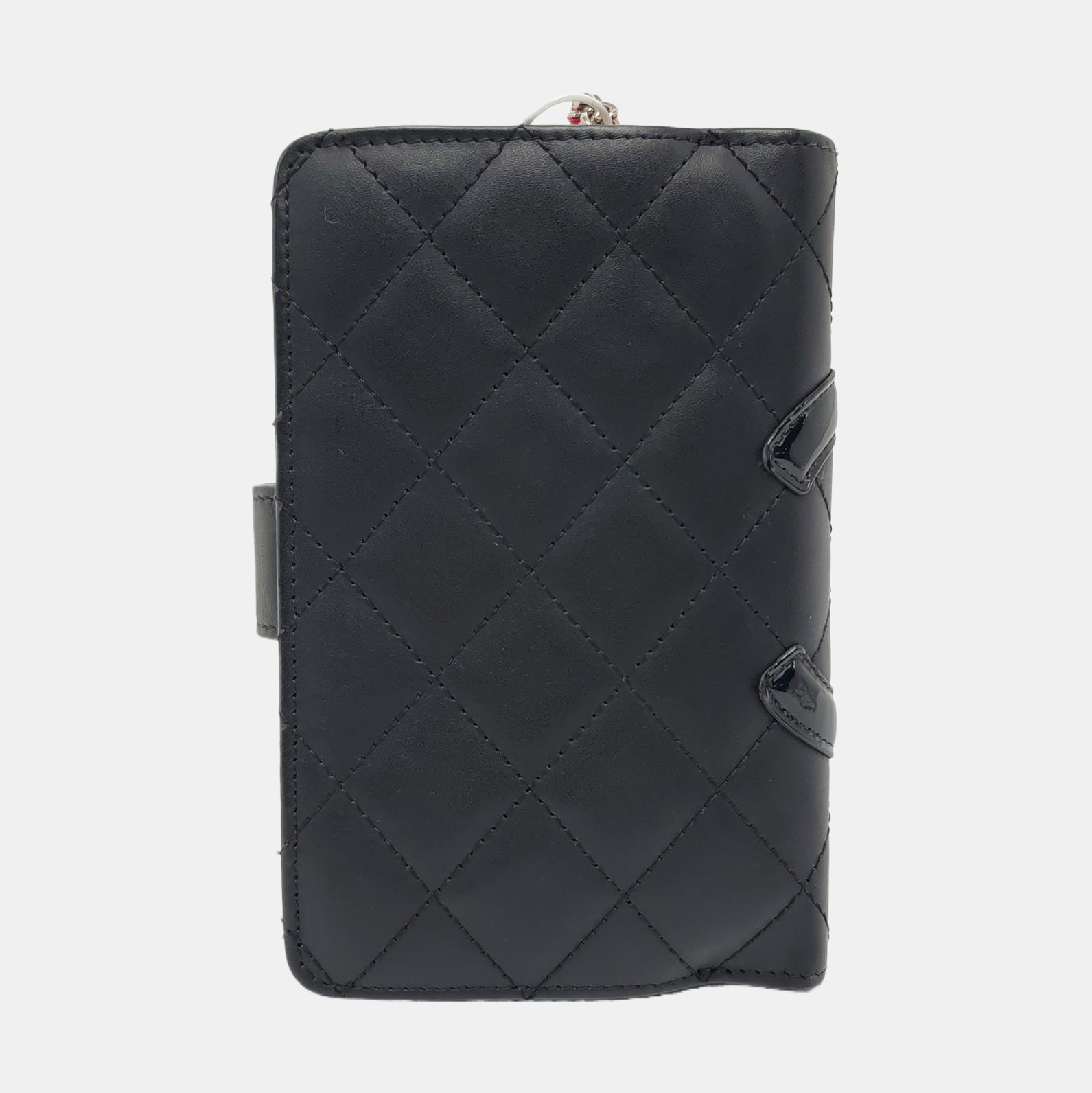 Authenticated pre-owned  Cambon Quilted Calfskin Black Wallet - Wallet at Looply