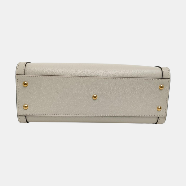 Authenticated pre-owned  Diana Small Calfskin White - Shoulder Bag at Looply