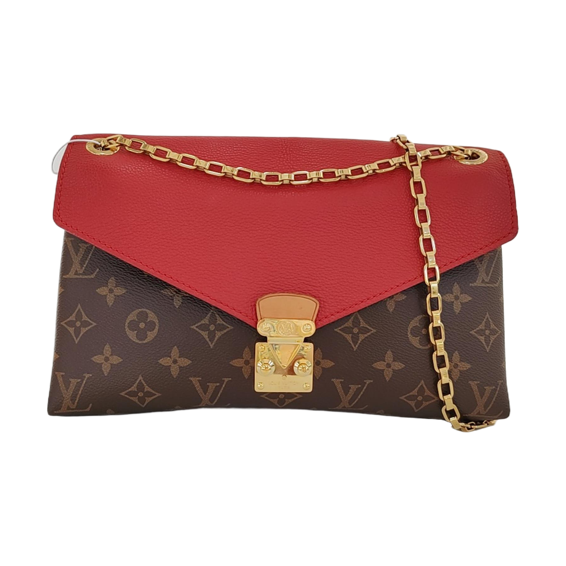Authenticated pre-owned  Pallas Monogram Coated Canvas Brown - Shoulder Bag at Looply