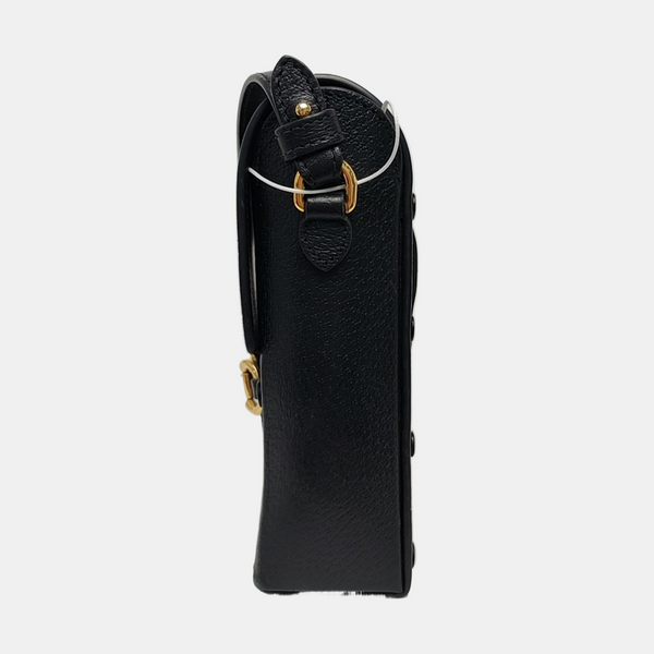 Authenticated pre-owned  Horsebit 1955 Mini Calfskin Black - Handbags at Looply