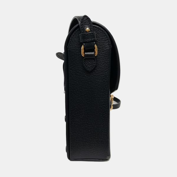 Authenticated pre-owned  Horsebit 1955 Mini Calfskin Black - Handbags at Looply