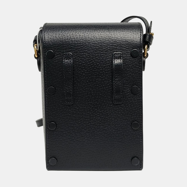 Authenticated pre-owned  Horsebit 1955 Mini Calfskin Black - Handbags at Looply