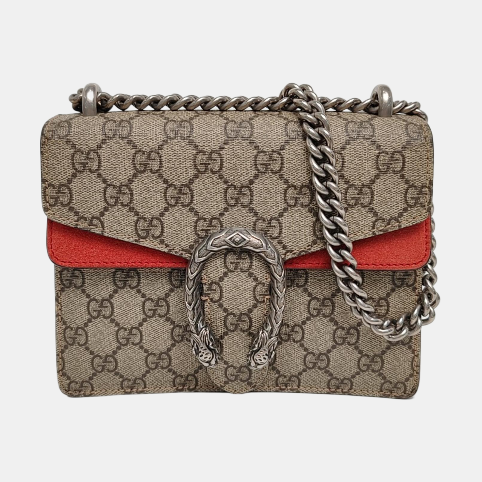 Authenticated pre-owned  Dionysus Super Mini Monogram Coated Canvas Beige - Crossbody Bag at Looply