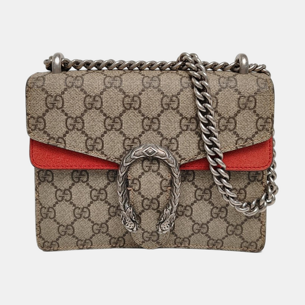 Authenticated pre-owned  Dionysus Super Mini Monogram Coated Canvas Beige - Crossbody Bag at Looply