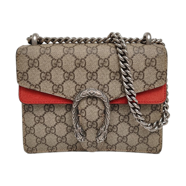 Authenticated pre-owned  Dionysus Super Mini Monogram Coated Canvas Beige - Crossbody Bag at Looply
