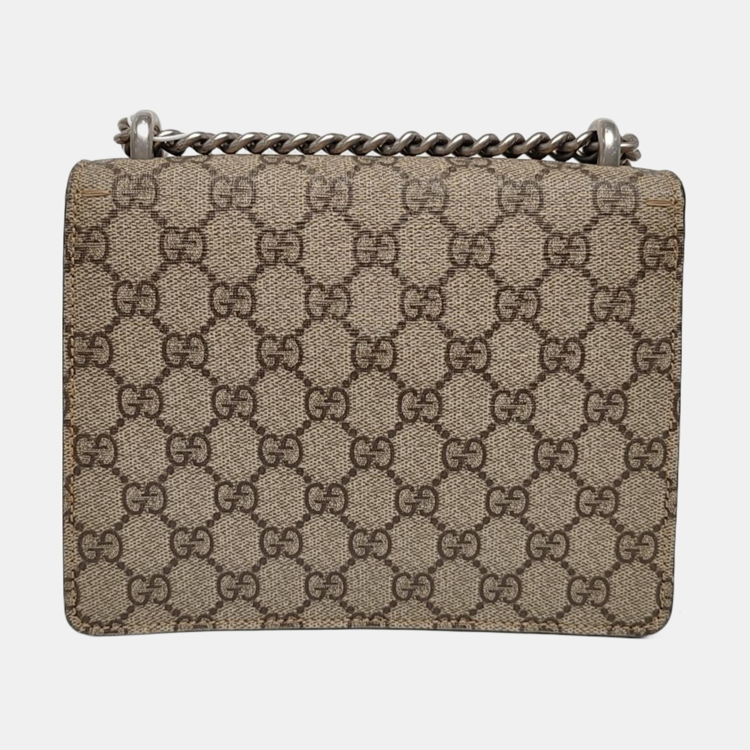 Authenticated pre-owned  Dionysus Super Mini Monogram Coated Canvas Beige - Crossbody Bag at Looply