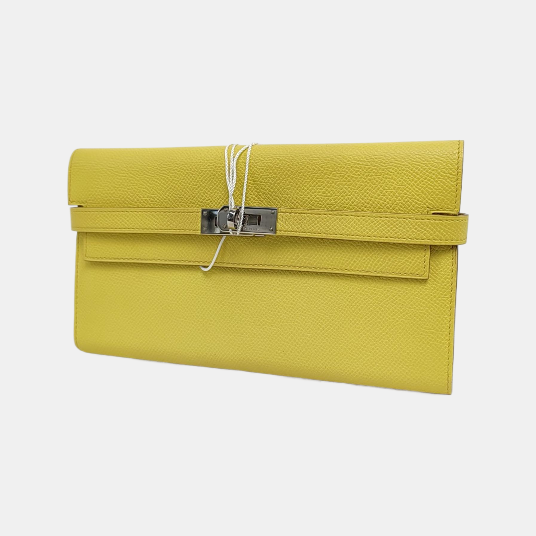 Authenticated pre-owned  Kelly Epsom Yellow Wallet - Wallet at Looply