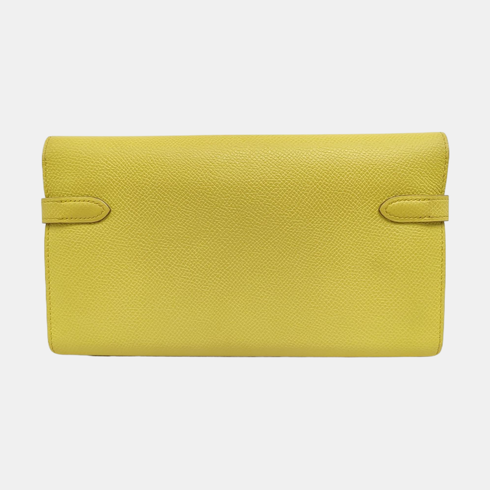 Authenticated pre-owned  Kelly Epsom Yellow Wallet - Wallet at Looply