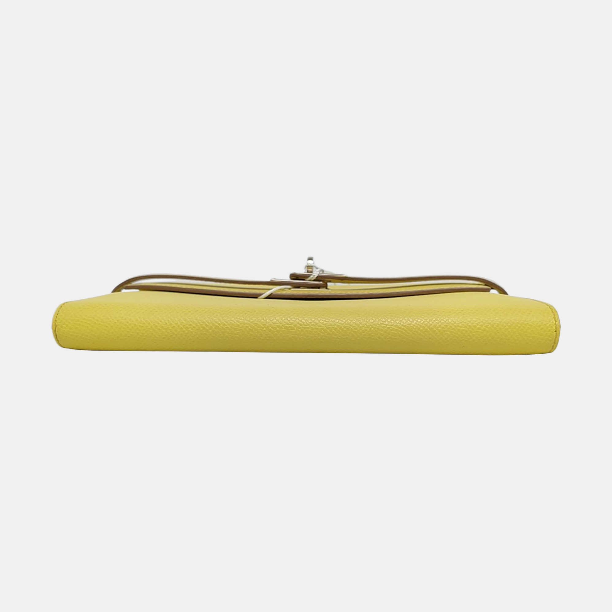 Authenticated pre-owned  Kelly Epsom Yellow Wallet - Wallet at Looply
