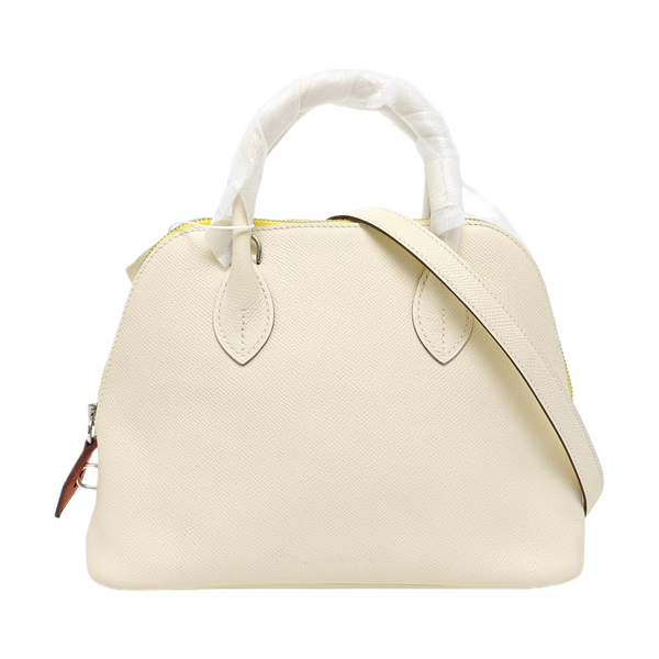 Authenticated pre-owned  Bolide 25 Epsom White - Shoulder Bag at Looply