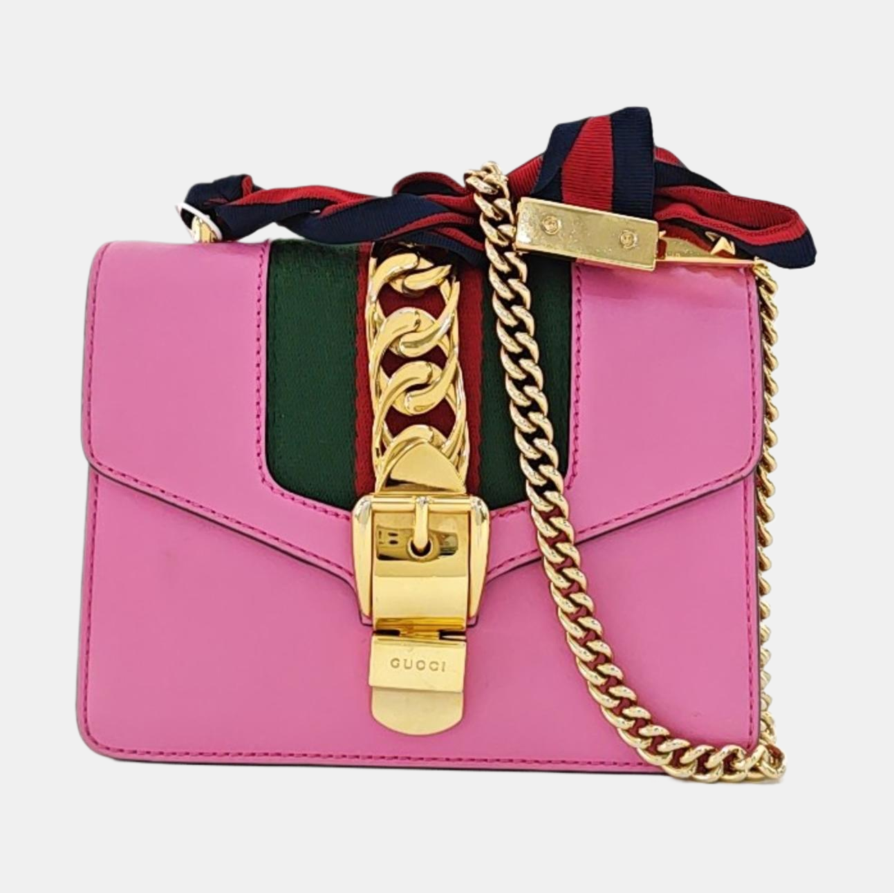 Authenticated pre-owned  Sylvie Small Calfskin Pink - Crossbody Bag at Looply