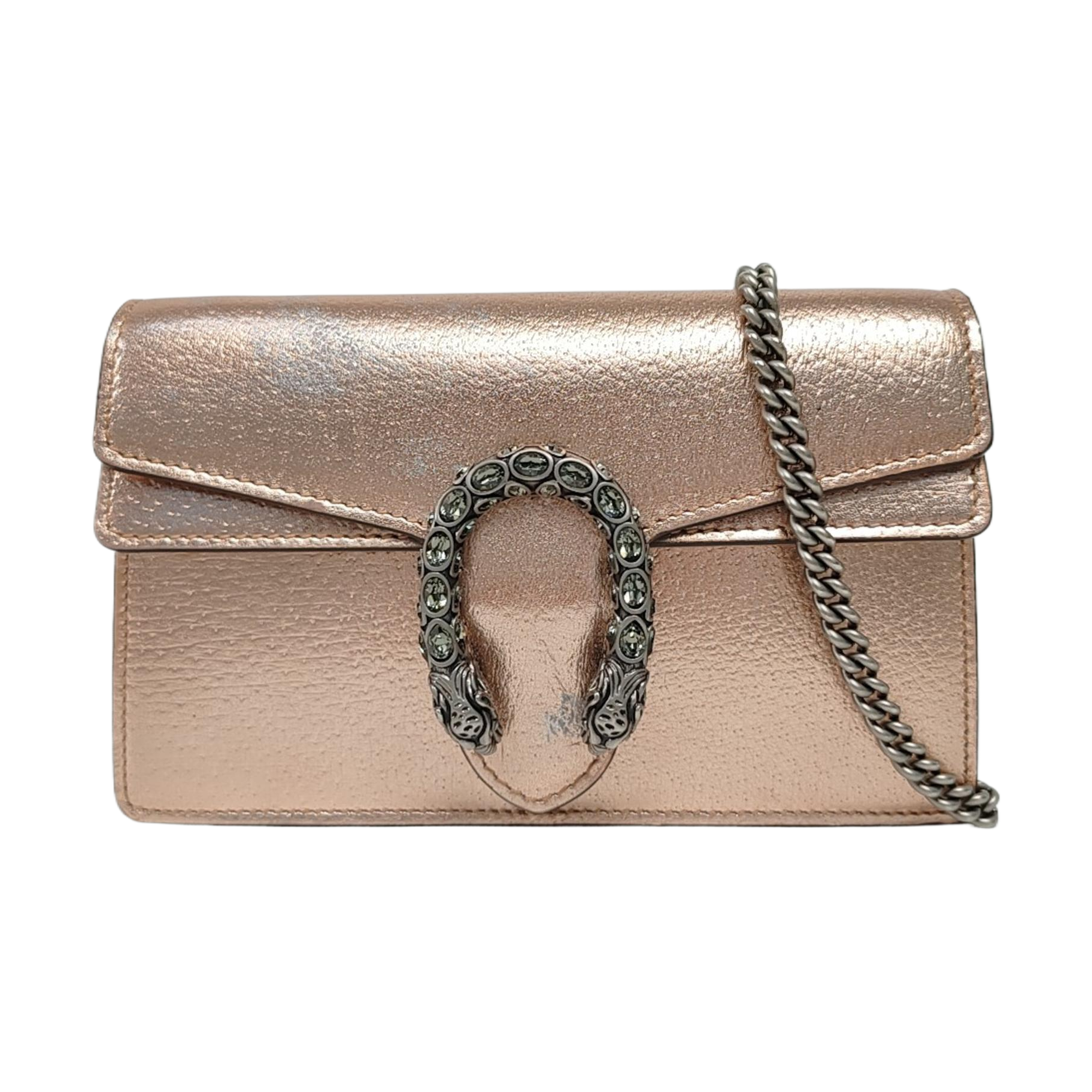 Authenticated pre-owned  Dionysus Super Mini Calfskin Rose Gold - Shoulder Bag at Looply
