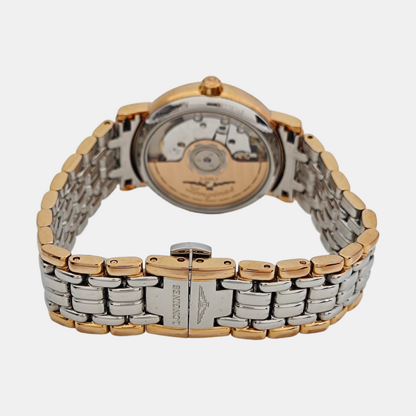 Elegant Collection 30mm White Automatic Watch