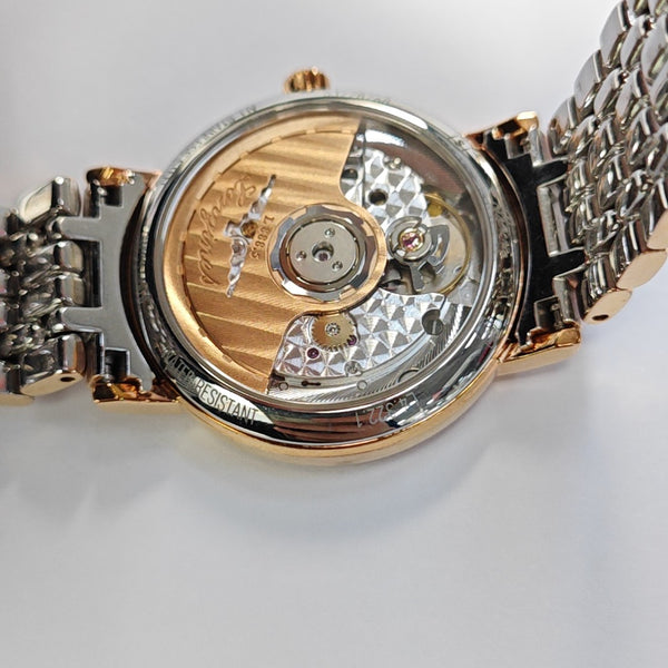 Elegant Collection 30mm White Automatic Watch
