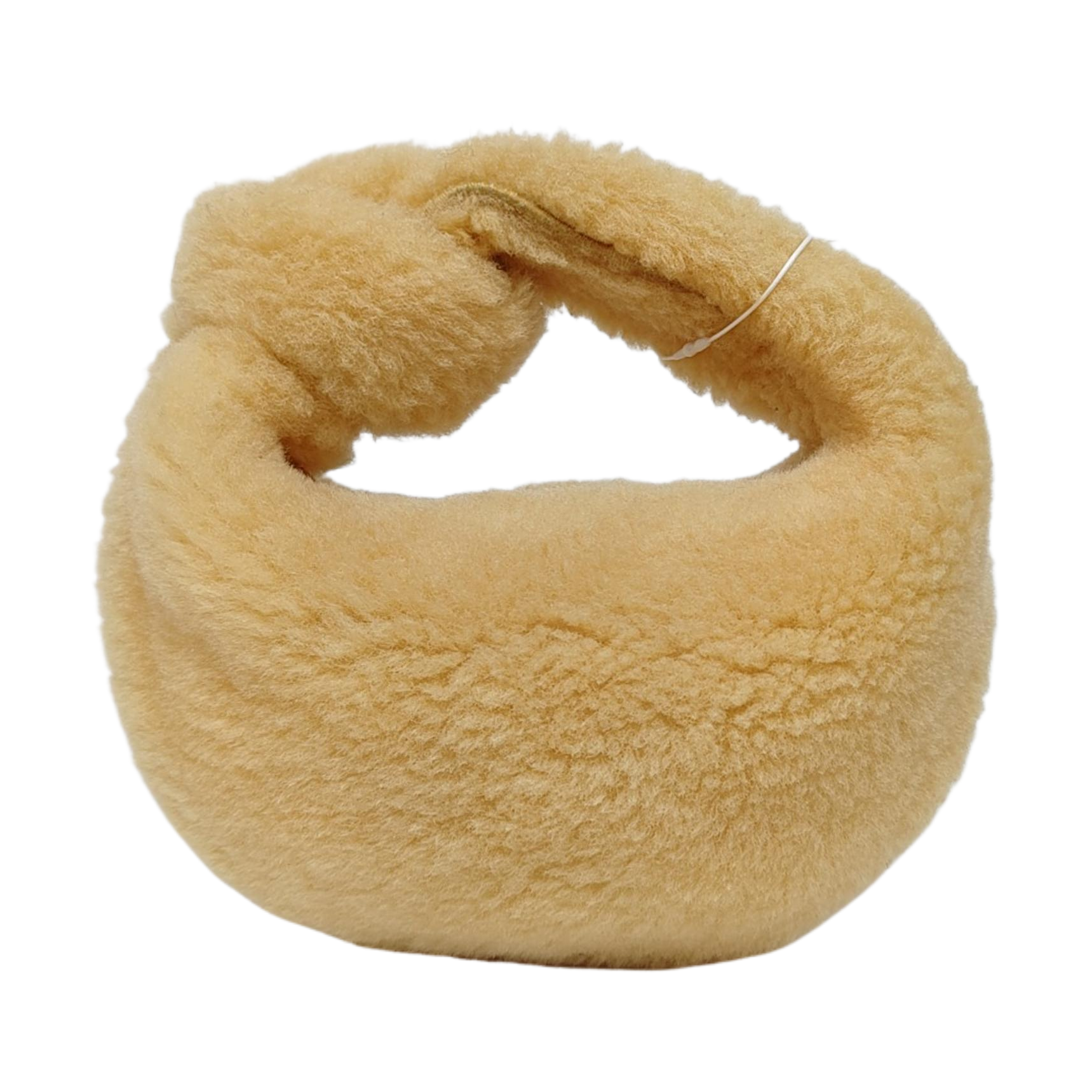 Authenticated pre-owned  Jodie Teen Sheepskin Yellow - Top Handle Bag at Looply