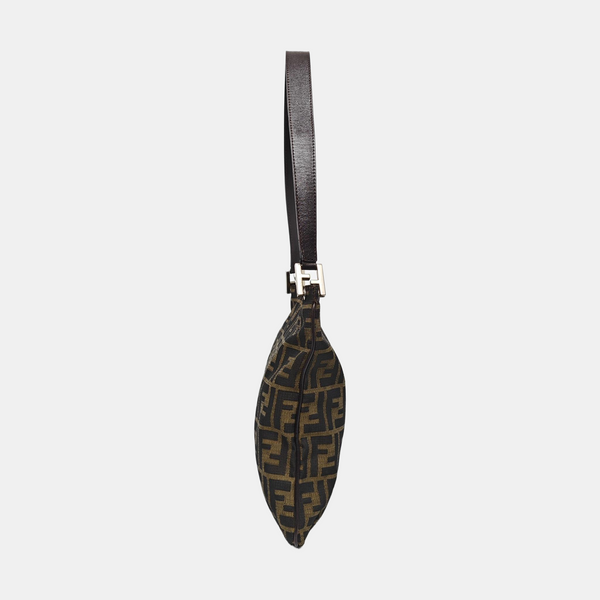 Monogram Canvas Shoulder Bag Brown