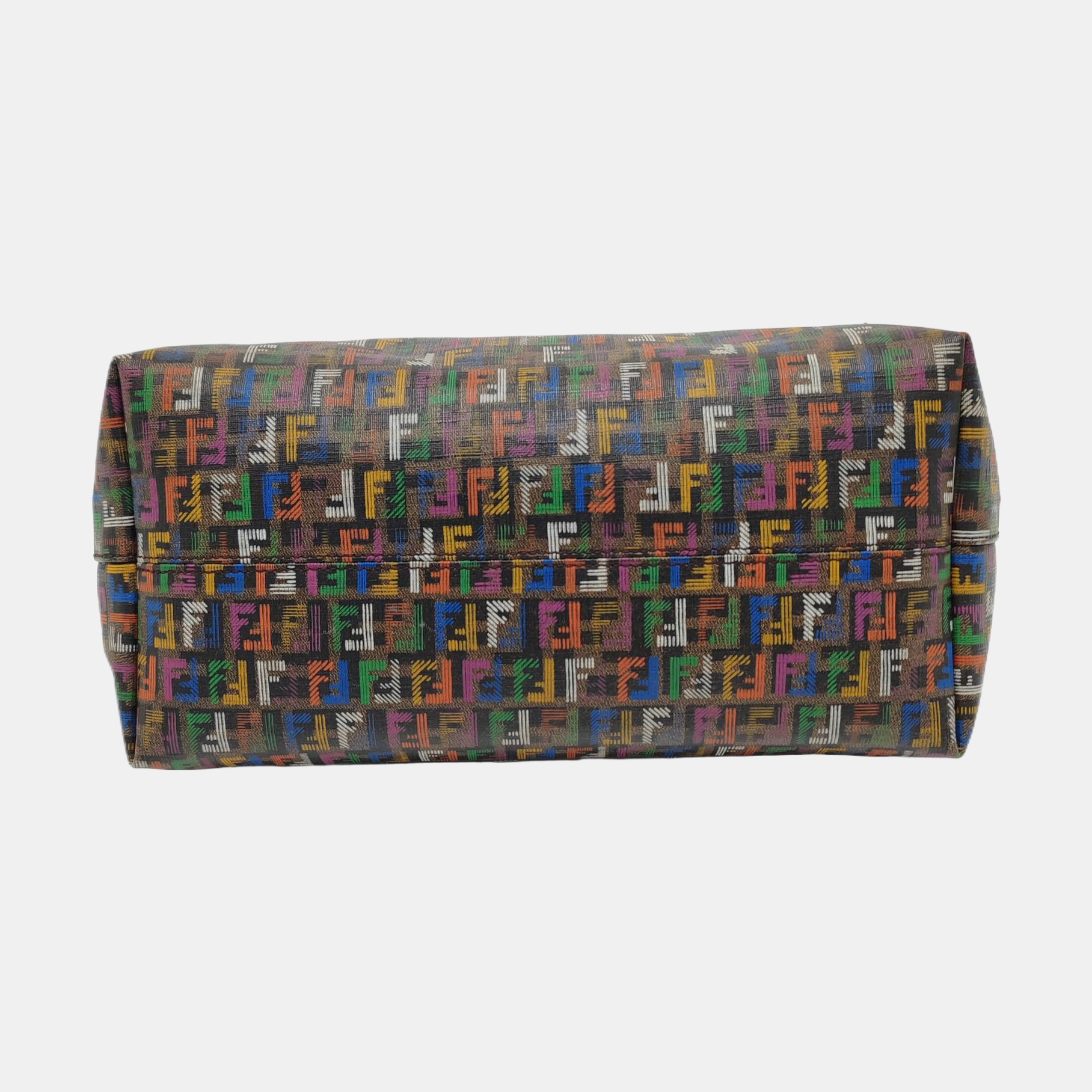 Coated Canvas Tote Bag Black